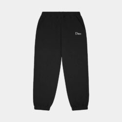 Dime Classic Small Logo Sweatpants, black